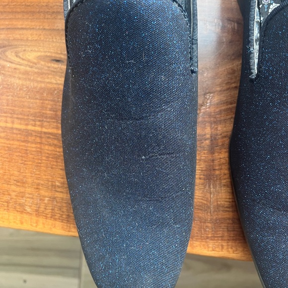 Men’s slip on dress show Royal Blue glitter size 13m - Picture 3 of 8
